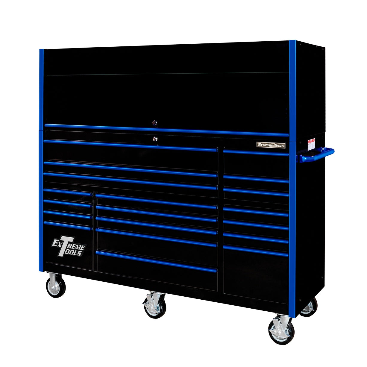 Exclusive 72″ x 25″ 19 Drawers Roller Cabinet – Hutch Combo
