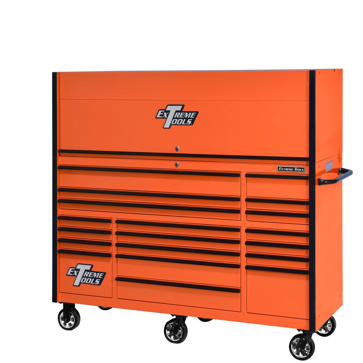 Exclusive 72″ x 25″ 19 Drawers Roller Cabinet – Hutch Combo