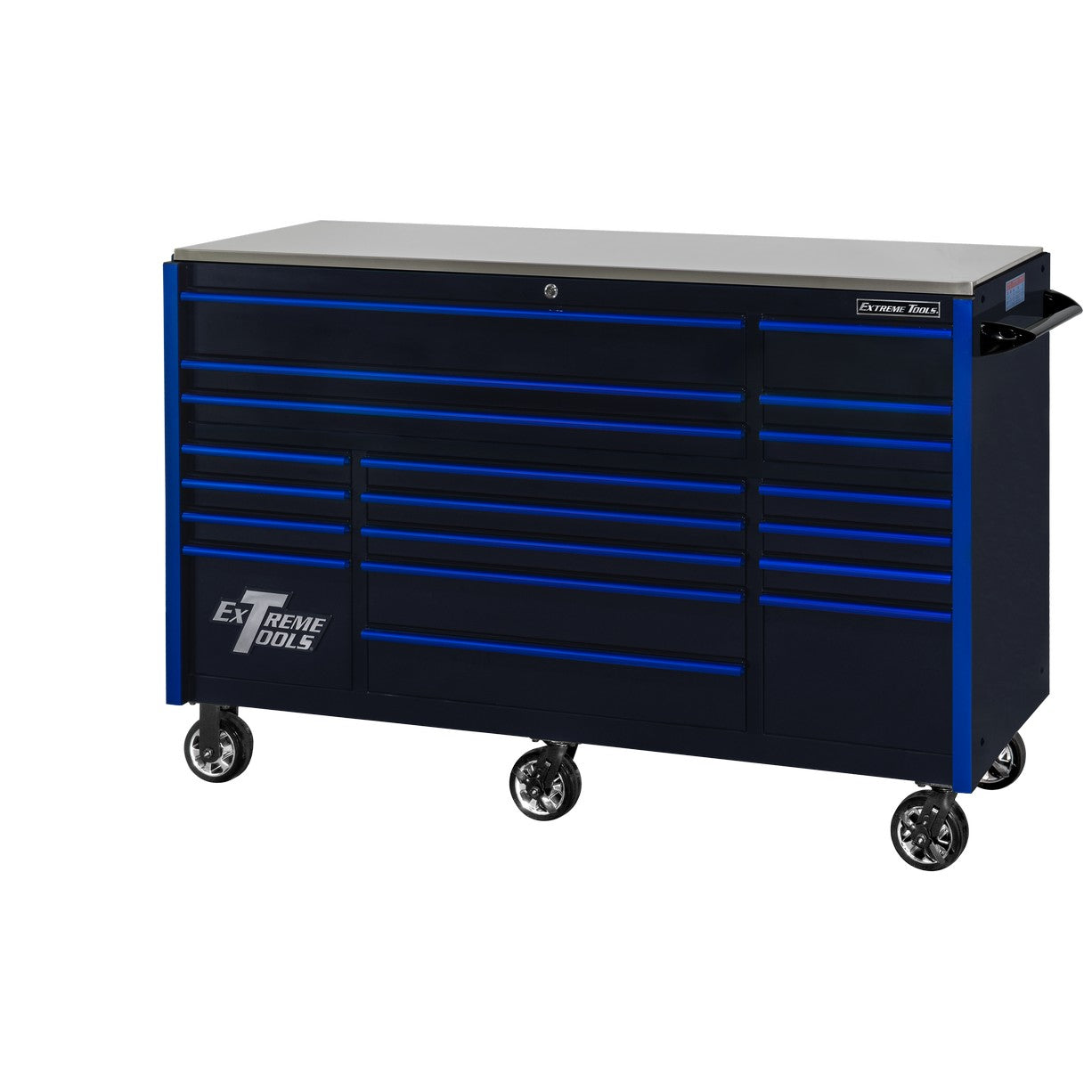 72″ x 30″ Deep, 19 Drawers Triple Bank Roller Cabinet