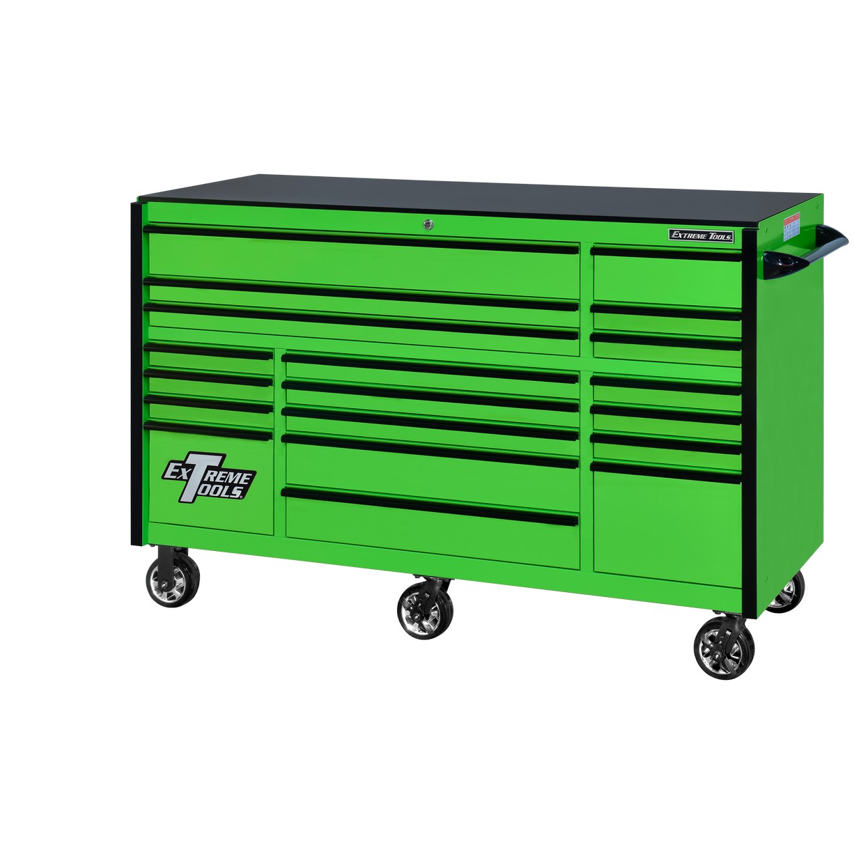 72″ x 30″ Deep, 19 Drawers Triple Bank Roller Cabinet