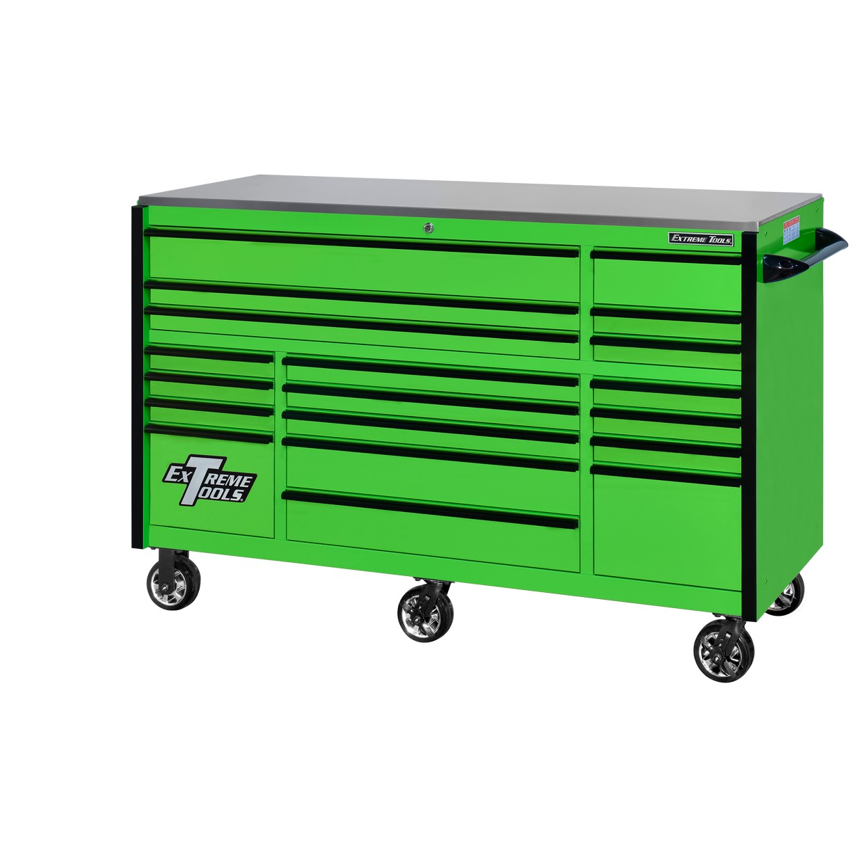 72″ x 30″ Deep, 19 Drawers Triple Bank Roller Cabinet