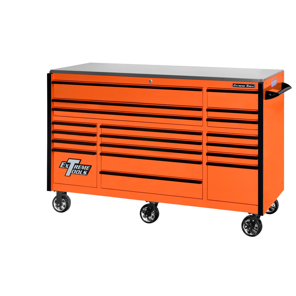 72″ x 30″ Deep, 19 Drawers Triple Bank Roller Cabinet