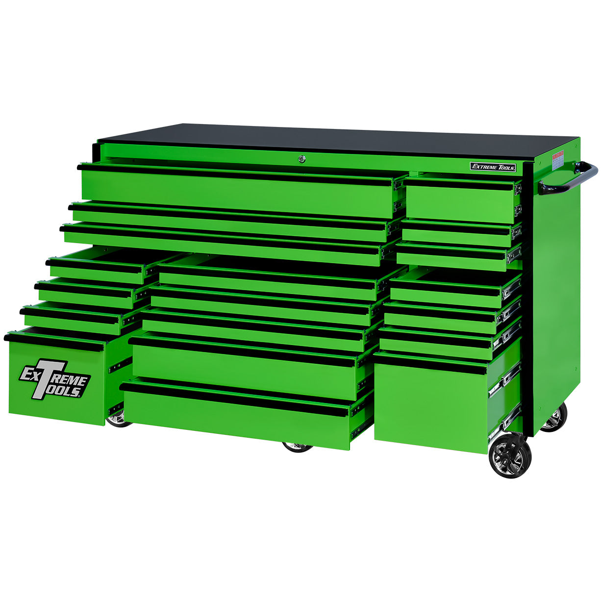 RX Series 72″ 19 Drawers 25″ Deep Roller Cabinet, 150 lbs. Slides