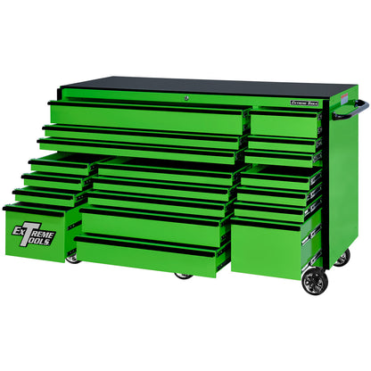 RX Series 72″ 19 Drawers 25″ Deep Roller Cabinet, 150 lbs. Slides
