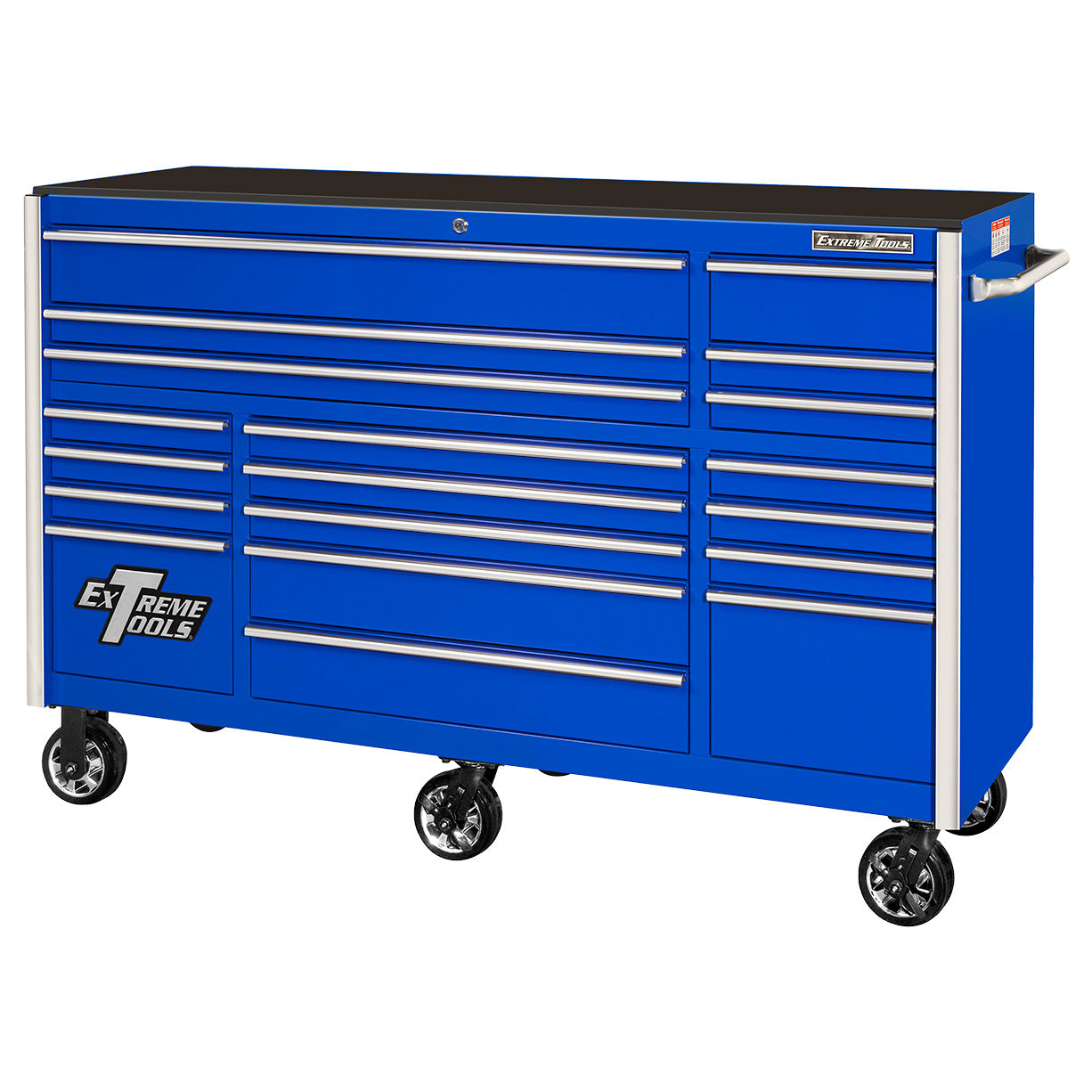 RX Series 72″ 19 Drawers 25″ Deep Roller Cabinet, 150 lbs. Slides
