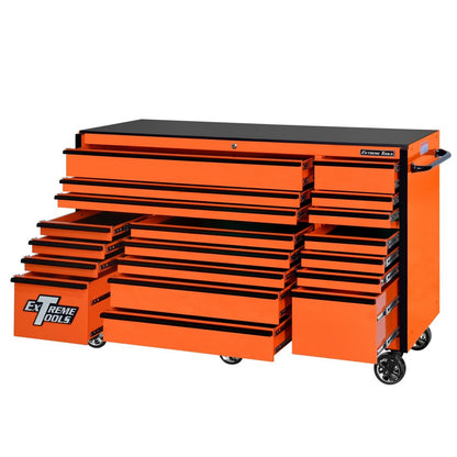 RX Series 72″ 19 Drawers 25″ Deep Roller Cabinet, 150 lbs. Slides