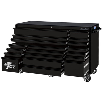 72″ x 30″ Deep, 19 Drawers Triple Bank Roller Cabinet