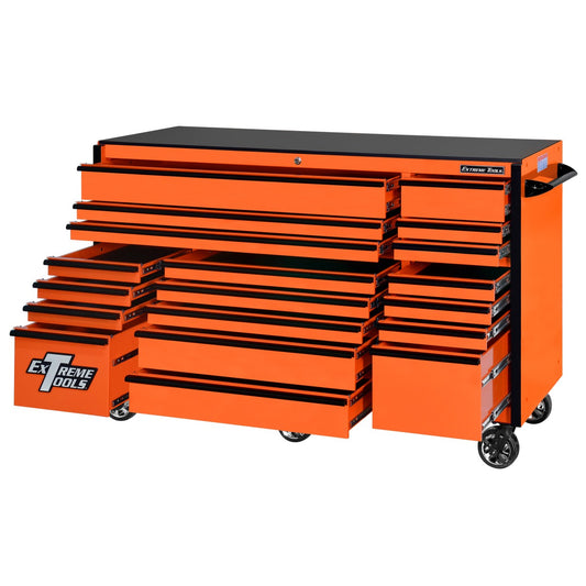 72″ x 30″ Deep, 19 Drawers Triple Bank Roller Cabinet