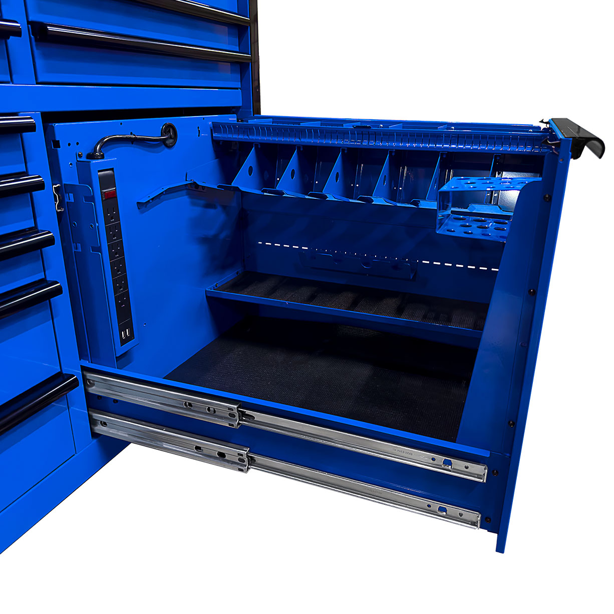 84″ x 30″ Roller Cabinet | 16-Drawer & Power Tool Station | 25th Anniversary